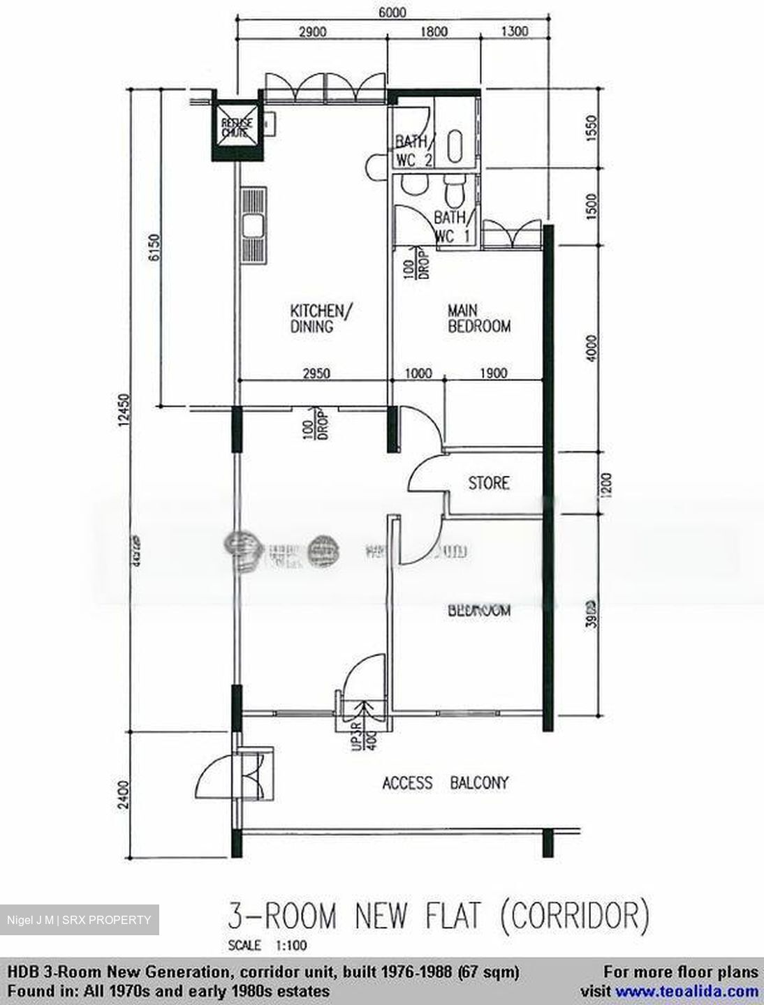 Blk 304 Clementi Avenue 4 (Clementi), HDB 3 Rooms #460188071